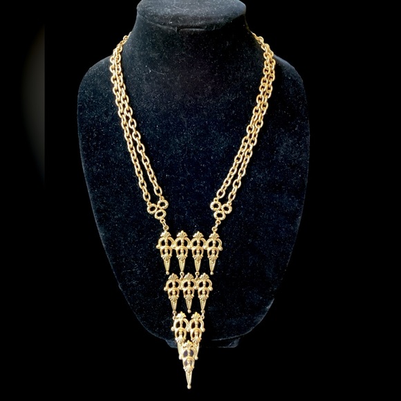 Vintage 1970’s Florenza Etruscan Necklace (t45)